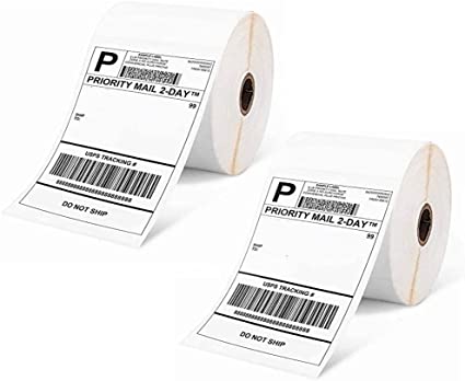Photo 1 of 4x6 Labels Memoqueen 4"x6" Shipping Labels, 4x6 Thermal Labels Paper Compatible with Rollo Phomemo dymo Label Printers, Strong Adhesive, use for Postage Adhesive Labels?500labels/Roll,2Roll
