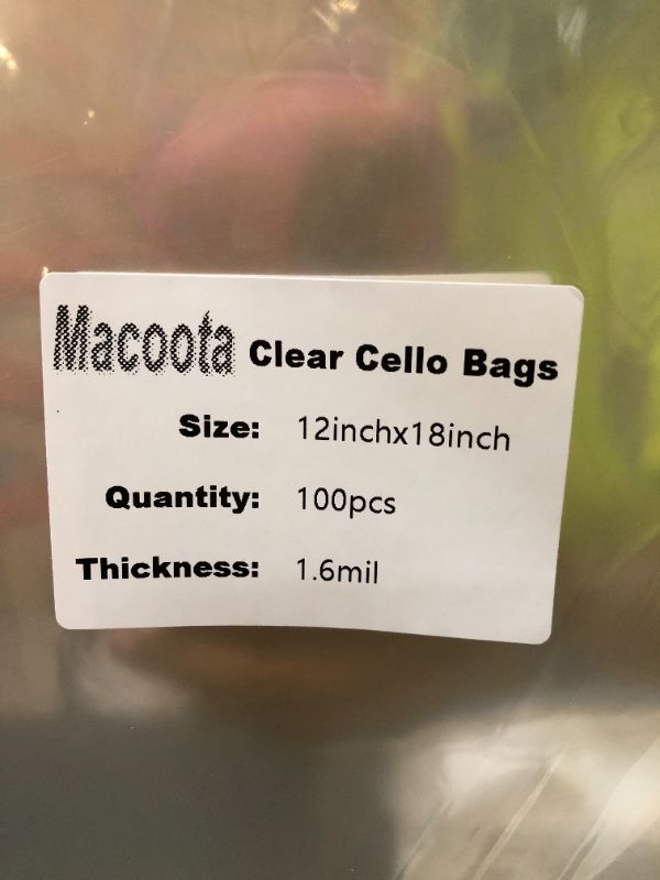 Photo 4 of 100 Pcs 12" x 18" Thick 1.6 Mil Large Clear Self Sealing Resealable Cellophane Poly Bags Heavy-duty Adhesive Cello Plastic Bags Packaging Clothes T-Shirts Clothing Pants Gift OPP Bag
