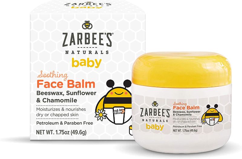 Photo 1 of Zarbee's Naturals Baby Soothing Face Balm, Beeswax, Chamomile, 1.75 Ounce
EXP 09/2022