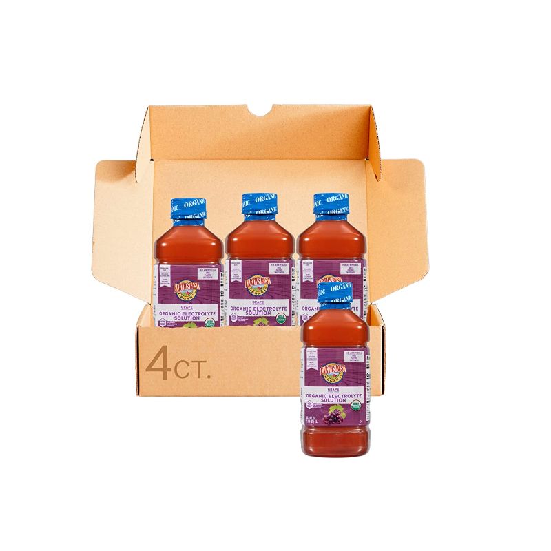 Photo 1 of Earth's Best Organic Toddler Electrolyte Solution, Concord Grape, 1 Liter (Pack of 4)
EXP AUG 2022