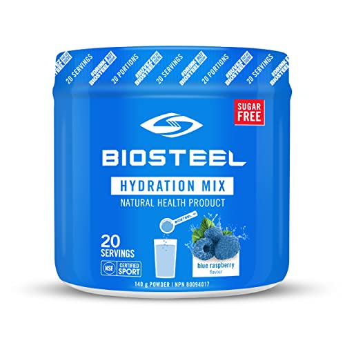 Photo 1 of 
BioSteel Hydration Mix, Sugar-Free with Essential Electrolytes, Blue Raspberry, 20 Servings exp - Nov 2022