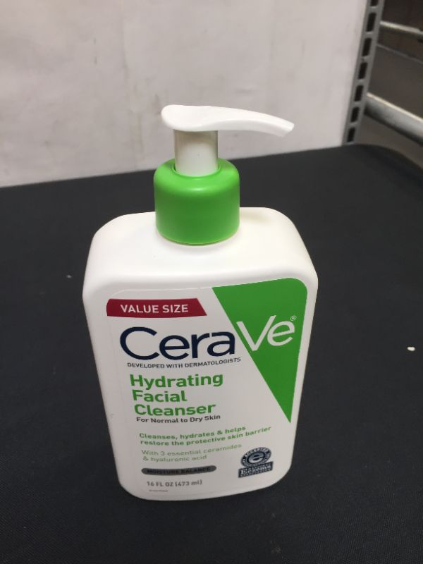 Photo 2 of CeraVe Hydrating Facial Cleanser for Normal to Dry Skin 16 Fl Oz