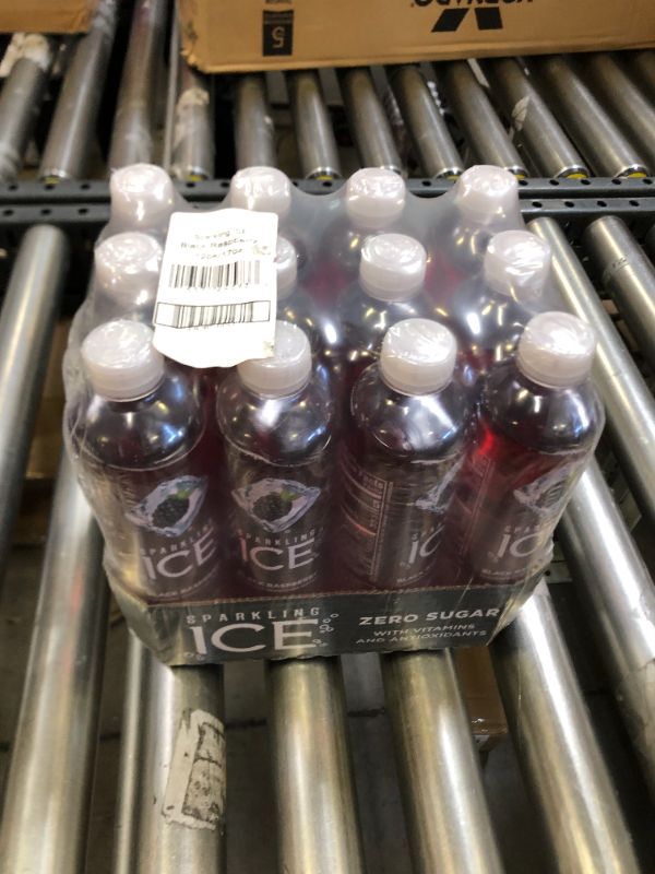 Photo 2 of Sparkling ICE, Black Raspberry Sparkling Water, Zero Sugar Flavored Water, with Vitamins and Antioxidants, Low Calorie Beverage, 17 fl oz Bottles (Pack of 12)---BEST BY DATE WAS 03/16/2022---
