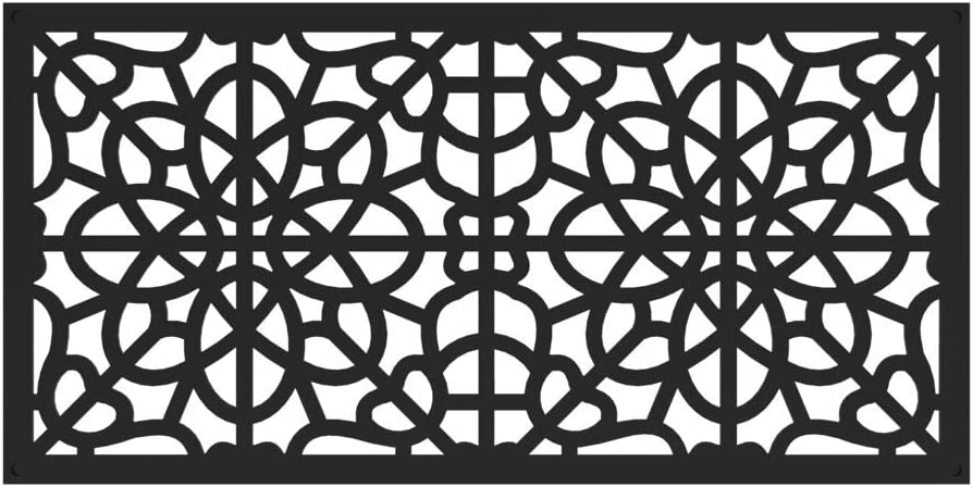 Photo 1 of Barrette Outdoor Living 73004786 2X4-Fretwork Sheeting, Black
