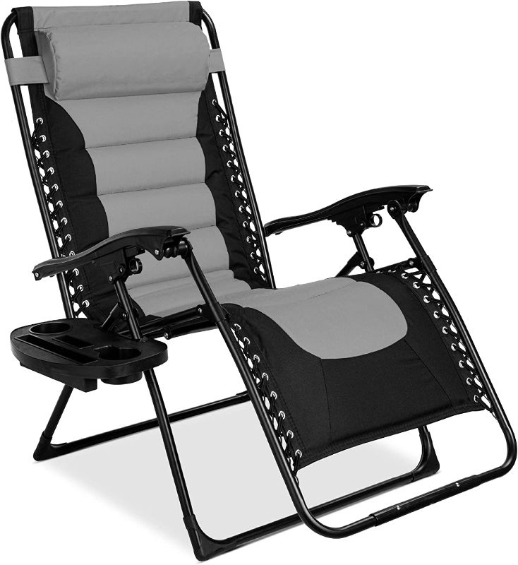 Photo 1 of  Padded Zero Gravity Chair Adjustable Recliner With Cup Holder --- STOCK PHOTO FOR REFERENCE