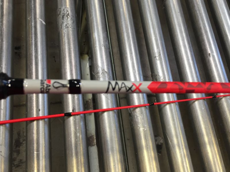 Photo 6 of Abu Garcia Black Max & Max X Low Profile Baitcast Reel and Fishing Rod Combo - ROD LENGTH: 6'6" - LURE RATING: 1/4-5/8 - ITEM IS DIRTY - 
