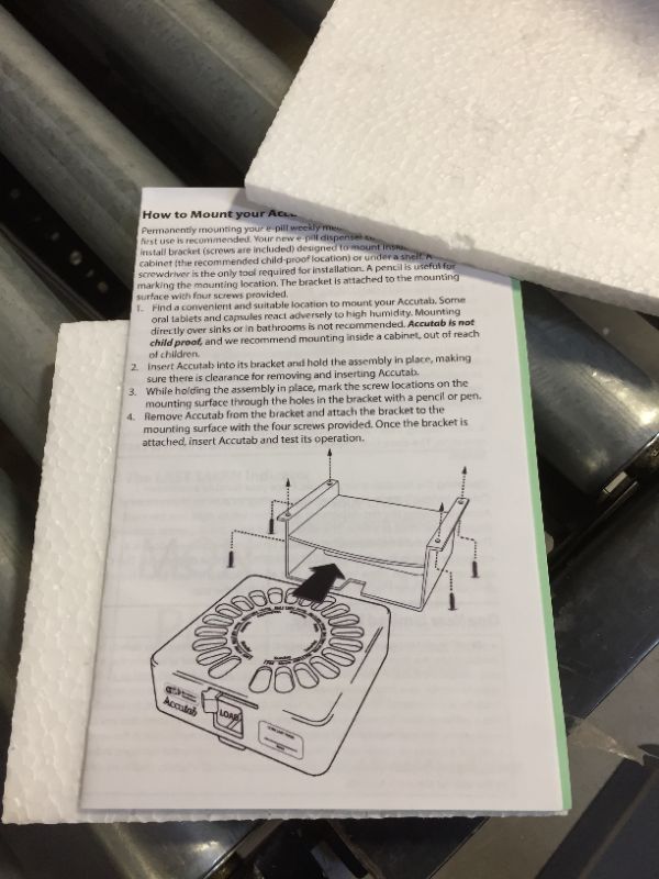 Photo 1 of Accutab Large Capacity Manual Pill Dispenser