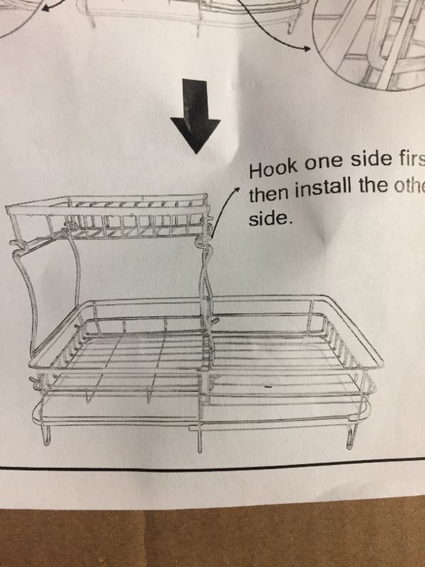 Photo 1 of 2-TIER DISH RACK BOWL DRYING RACK