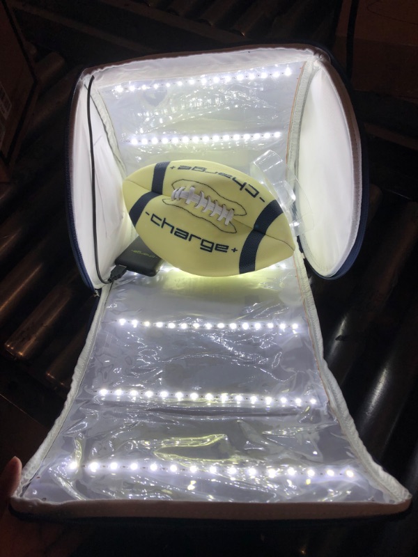 Photo 3 of Chargeball Glow in The Dark PRO Sports Equipment and Sports Balls Kits w/ LED Charging & Carrying Bags, Excellent Gift for Athletes