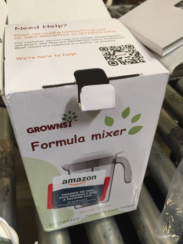 Photo 1 of Grownsy Baby Formula Mixer Pitcher 32OZ, Magnetic Charging Electric Formula Mixing Pitcher, Auto Mixing for Formula Powder, Breastmilk, Without Air Bubbles or Lumping, BPA Free, Easy to Clean 32 Ounce
