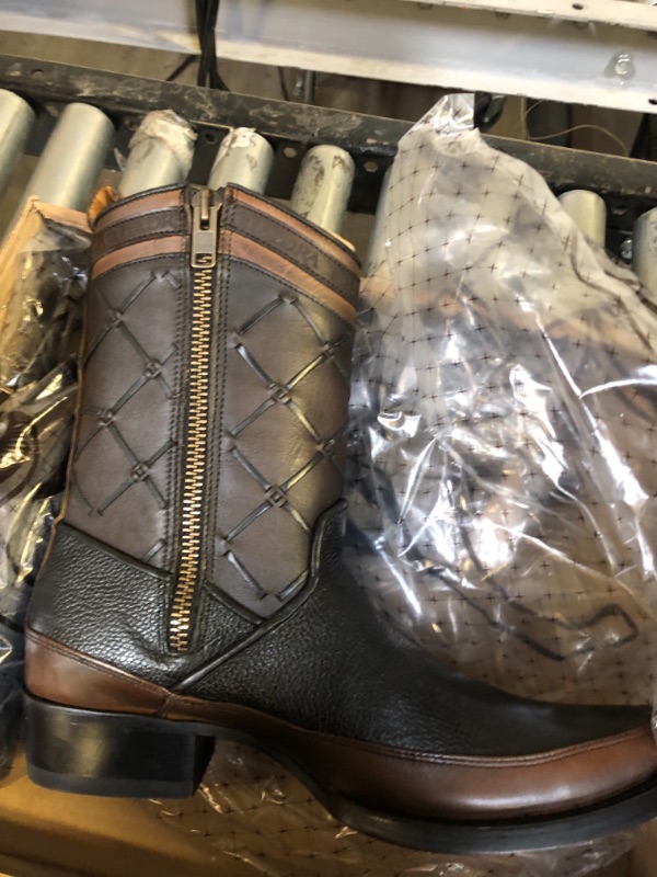 Photo 4 of CUADRA Men's Boot in Bovine Leather with Zipper Black 12
