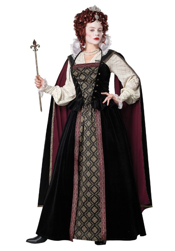 Photo 1 of California Costumes Womens Elizabethan Queen Outfit
, SIZE XL