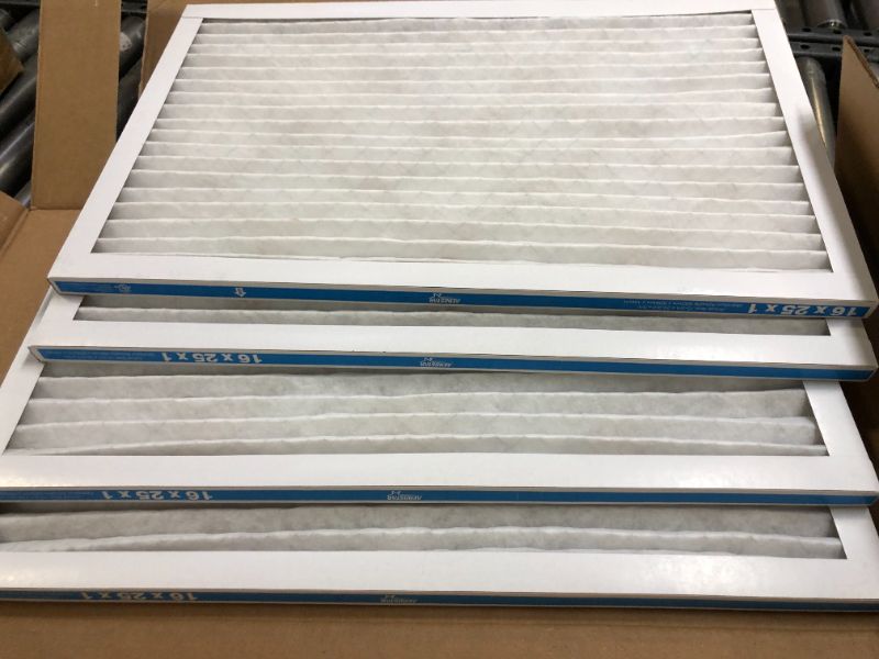 Photo 1 of 4 pack; Aerostar 16x25x1 MERV 13 Pleated Air Filter