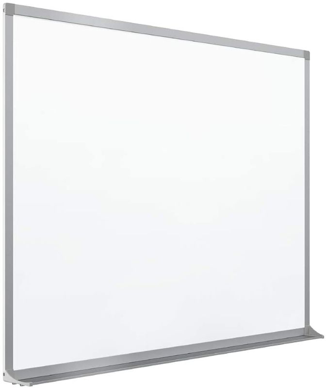 Photo 1 of Quartet DuraMax® Magnetic Dry-Erase Whiteboard, 96" x 48", Aluminum Frame With Silver Finish, MARKINGS FROM NOT BEING BOXED. SCUFFS/SCRATCHES/SCRAPES 