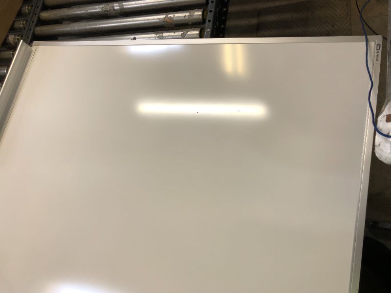 Photo 5 of Quartet DuraMax® Magnetic Dry-Erase Whiteboard, 96" x 48", Aluminum Frame With Silver Finish, MARKINGS FROM NOT BEING BOXED. SCUFFS/SCRATCHES/SCRAPES 