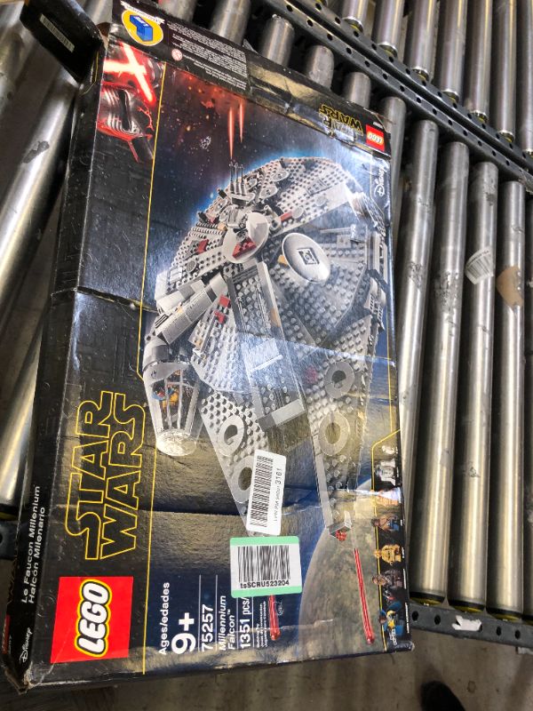 Photo 2 of LEGO Star Wars: The Rise of Skywalker Millennium Falcon Building Kit Starship Model with Minifigures 75257, PACAKGES NOT SEALED