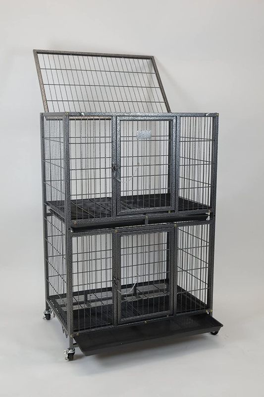 Photo 1 of New 31" Homey Pet Pet Crate and Durable Plastic Black Tray (Cage)
