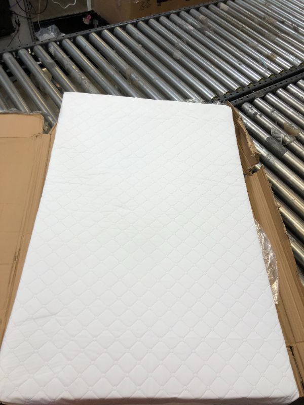 Photo 1 of Dream On Me 3" Extra Firm Portable Crib Mattress, White