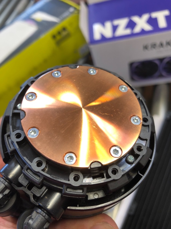 Photo 7 of NZXT Kraken X73 RGB 360mm - RL-KRX73-R1 - AIO RGB CPU Liquid Cooler - Rotating Infinity Mirror Design - Improved Pump - Powered By CAM V4 - RGB Connector - Aer RGB V2 120mm Radiator Fans (3 Included)
