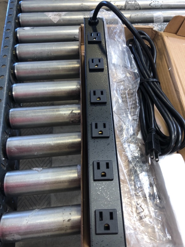 Photo 4 of CyberPower CPS1215RMS Rackmount Surge Protector, 120V/15A, 12 Outlets, 15 ft Power Cord, 1U Rackmount