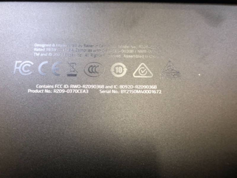 Photo 1 of Razer - Blade 14- 14" Gaming Laptop- QHD 165Hz- AMD Ryzen 9 5900HX- NVIDIA GeForce RTX 3080- 16GB RAM- 1TB SSD - Black
