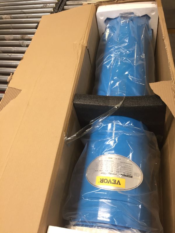 Photo 3 of VEVOR Pool Cartridge Filter, 150Sq. Ft Filter Area Inground Pool Filter,Above Ground Swimming Pool Cartridge Filter System w/Polyester Cartridge,Corrosion-proof,Auto Pressure Relieve,2 Unions Included
