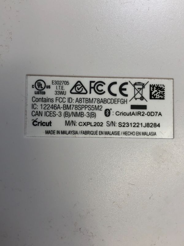 Photo 1 of Cricut Explore Air 2 - A DIY Cutting Machine for all Crafts, Create Customized Cards, Home Decor & More, Bluetooth Connectivity, Compatible with iOS, Android, Windows & Mac, Blue
