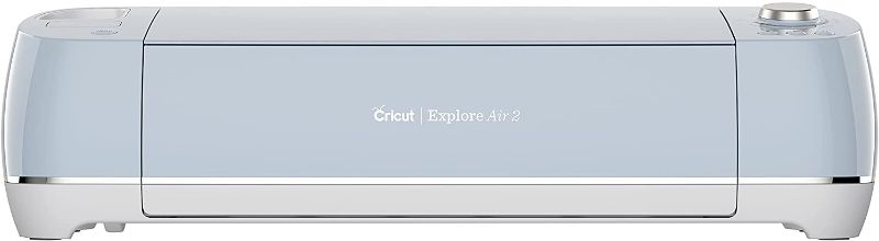 Photo 1 of Cricut Explore Air 2 - A DIY Cutting Machine for all Crafts, Create Customized Cards, Home Decor & More, Bluetooth Connectivity, Compatible with iOS, Android, Windows & Mac, Blue
