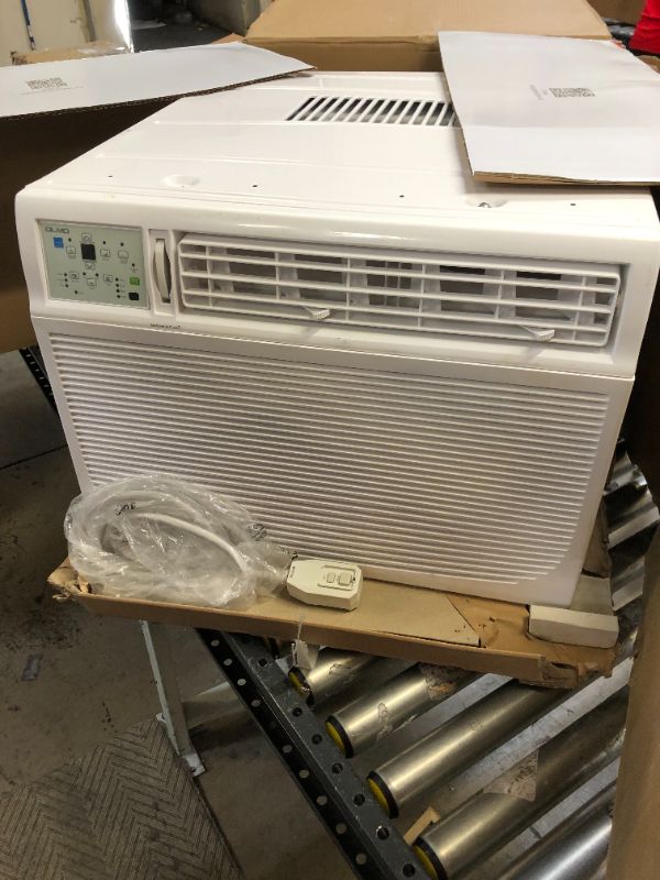 Photo 2 of OLMO 18000 BTU Window Air Conditioner 11.8 CEER 208-230V with Remote Controller and Window Frame

