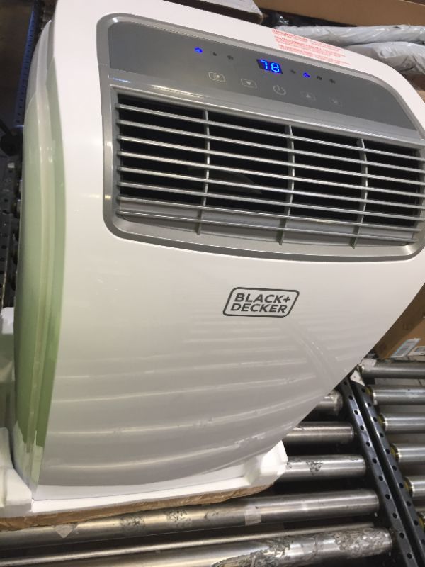 Photo 2 of BLACK+DECKER™ 8,000 BTU Portable Air Conditioner MISSING WINDOW SLIDERS, MINOR SCUFFS 