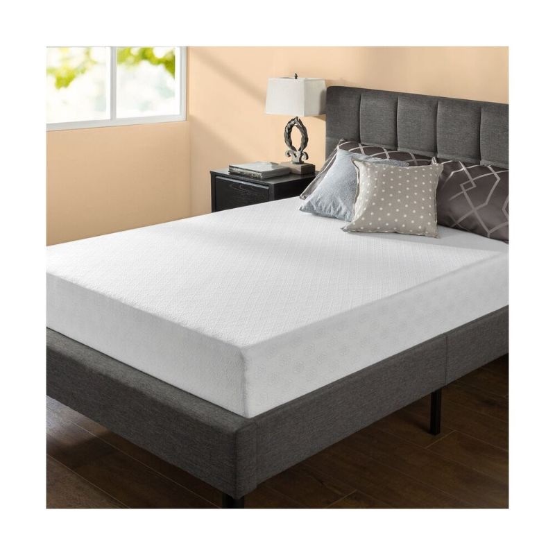 Photo 1 of Zinus 10 inch Gel-Infused Green Tea Memory Foam Mattress, Queen NEW BUT PACKAGE DMG 