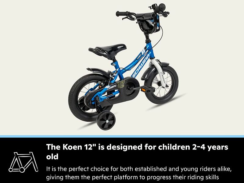 Photo 1 of Schwinn Koen & Elm Toddler and Kids Bike, 12-18-Inch Wheels, Training Wheels Included, Boys and Girls Ages 2-9 Years Old
