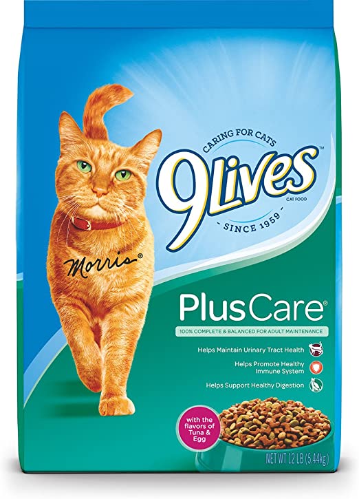 Photo 1 of 9Lives Plus Care Cat Food, 12-Pound  Best by: April 2022
