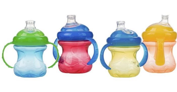Photo 1 of Nuby No-Spill Super Spout 2 Handle Cup - Boy - 4pk - 8oz