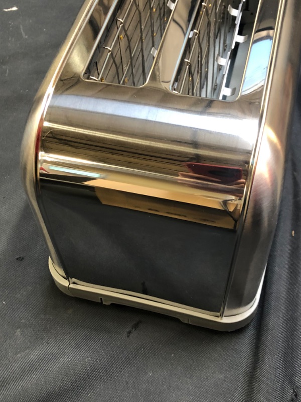Photo 7 of 4 Slice Toaster, Long Slot Toasters Best Rated Prime, Stainless Steel Bagel Toasters with LCD Display, 7 Bread Settings, Bagel/Defrost/Reheat/Cancel, 1.6" Wide Slots, Removable Crumb Tray, 1500W [ BOX OPENED BUT NOT USED ] 
