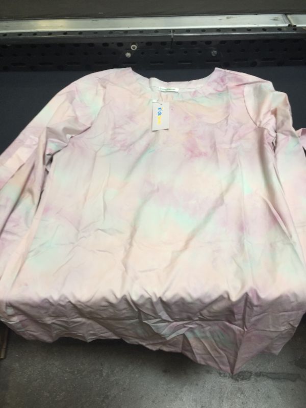 Photo 1 of PINK LONG SLEEVE DRESS FOR KIDS SIZE L
