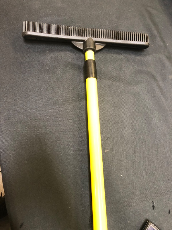 Photo 3 of ALL IN ONE! Rubber Broom - Heavy Duty Floor Squeegees, Sweeps & Scrubs w/Telescoping handle