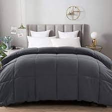 Photo 1 of ABAKAN Luxury Down Alternative Comforter, Grey 88x88