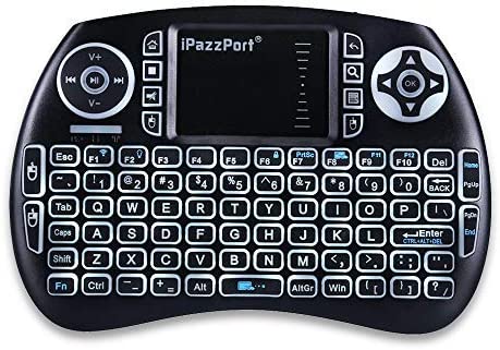 Photo 1 of iPazzPort Mini Bluetooth Keyboard, Backlit Protable Wireless Keyboard with Touchpad for Android Smart TV/Laptop/Pad/HTPC/Raspberry Pi and PC KP-810-21BTL
