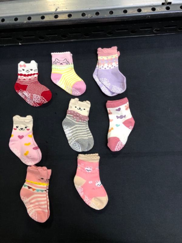 Photo 1 of Generic Multicolored Socks for Babies, 0-6 Months