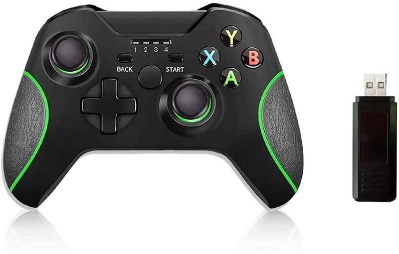 Photo 1 of 2.4G Wireless Controller for Xbox One Game Controller for Xbox one/Xbox one S/Xbox one X Wireless Controller PC Controller Pro Game Controller for Xbox and PC (with No Audio Jack) 