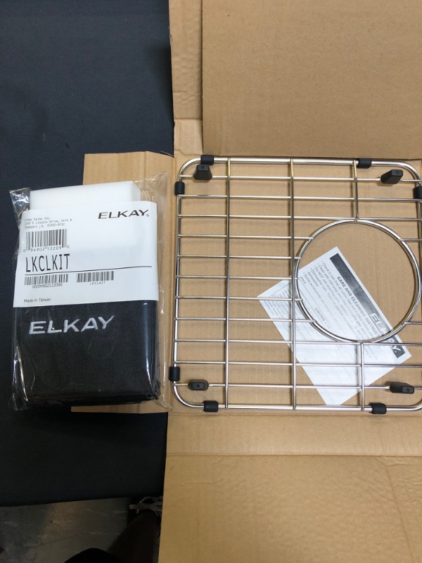 Photo 3 of Elkay LKOBG1616SS Grid, Stainless Steel And Elkay Sink Cleaning Kit


