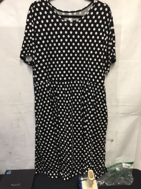 Photo 1 of 3xl black polka dot dress