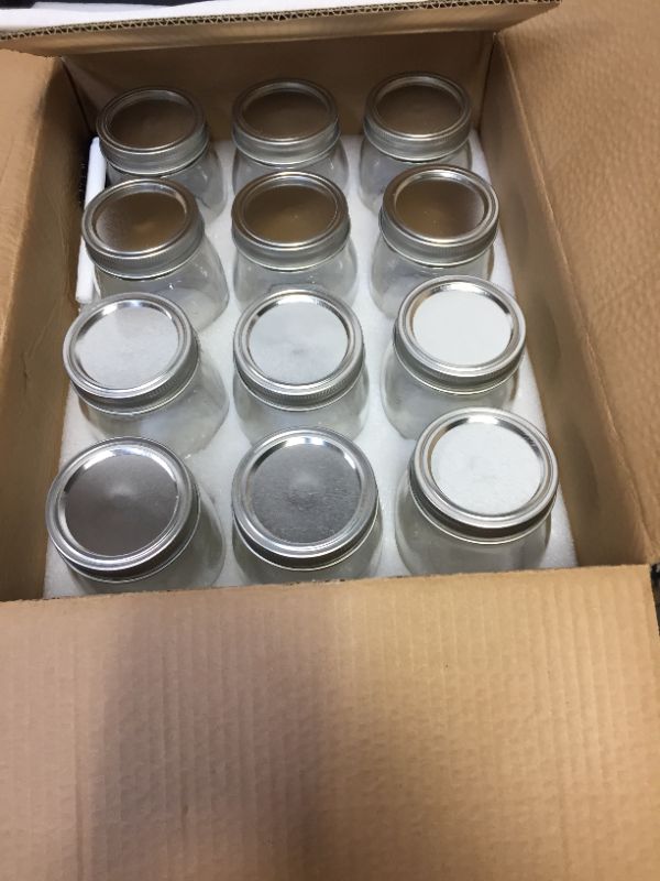 Photo 2 of  Mason Jars 10 oz With Regular Lids and Bands, Ideal for Jam, Honey, Wedding Favors, Shower Favors,DIY Magnetic Spice Jars, 12 PACK, 20 Whiteboard Labels Included
