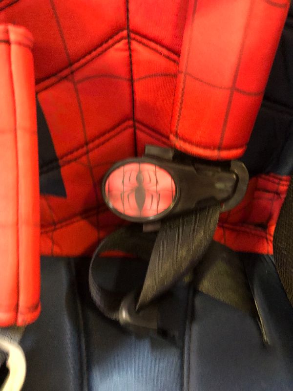 Photo 3 of KidsEmbrace Marvel Spider-Man 2-In-1 Forward-Facing Harness Booster Car Seat With Harness, And Belt-Positioning Booster. Box Packaging Damaged, Minor Use.
