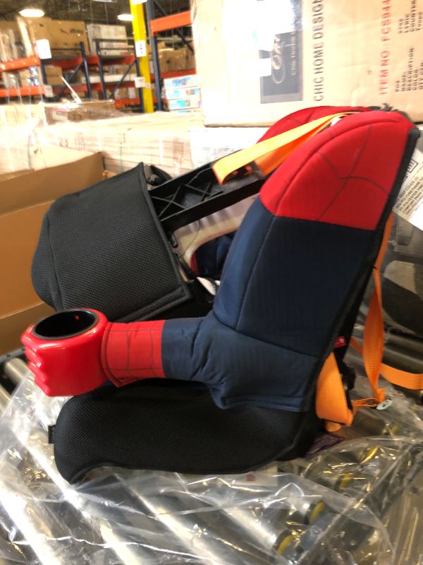 Photo 6 of KidsEmbrace Marvel Spider-Man 2-In-1 Forward-Facing Harness Booster Car Seat With Harness, And Belt-Positioning Booster. Box Packaging Damaged, Minor Use.
