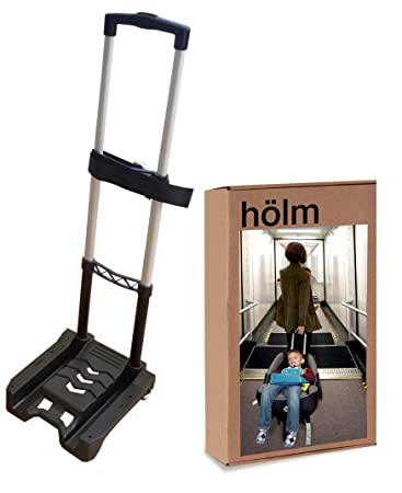 Photo 1 of Holm Airport Car Seat Stroller Travel Cart and Child Transporter - A Carseat Roller for Traveling. Foldable, storable, and stowable Under Your Airplane seat or Over Head Compartment.
