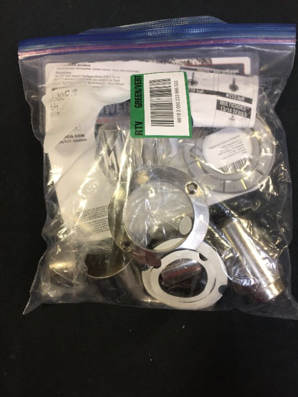 Photo 1 of 1-Handle Valve Trim Kit in Brushed Nickel for Delta Tub/Shower Faucets (Valve Not Included)
