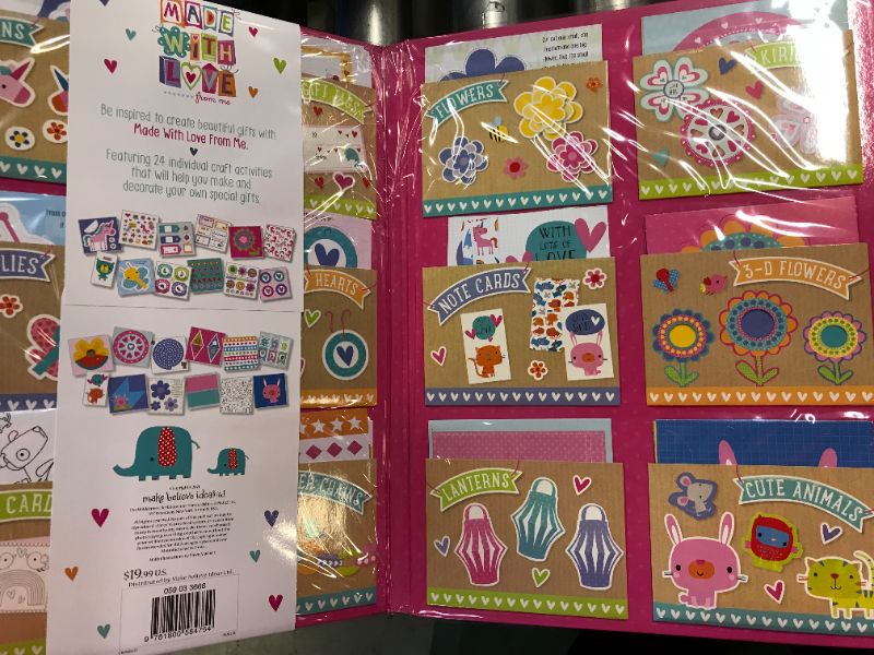 Photo 3 of Made With Love from Me Craft Set with 24 Creative Crafts 2 Pack 