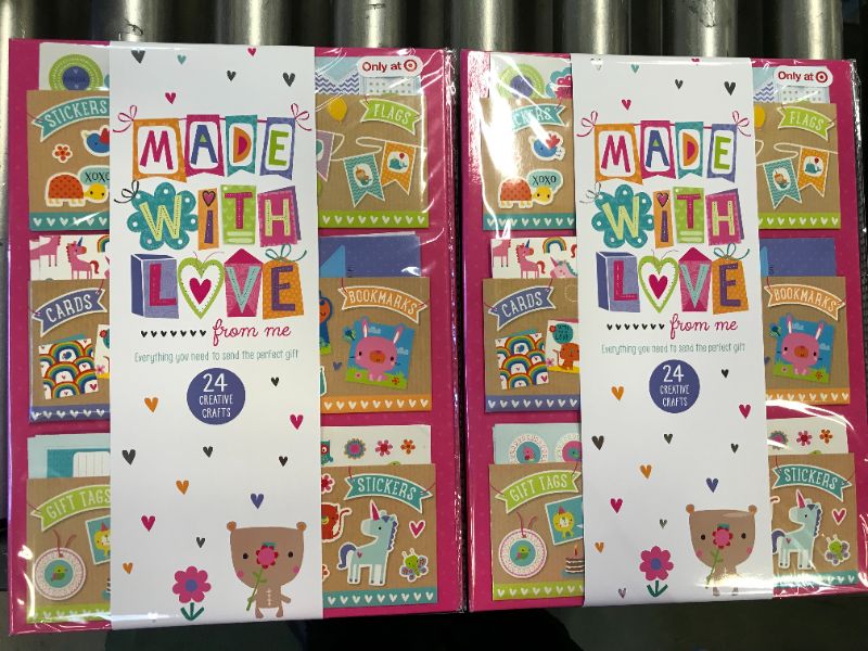 Photo 2 of Made With Love from Me Craft Set with 24 Creative Crafts 2 Pack 